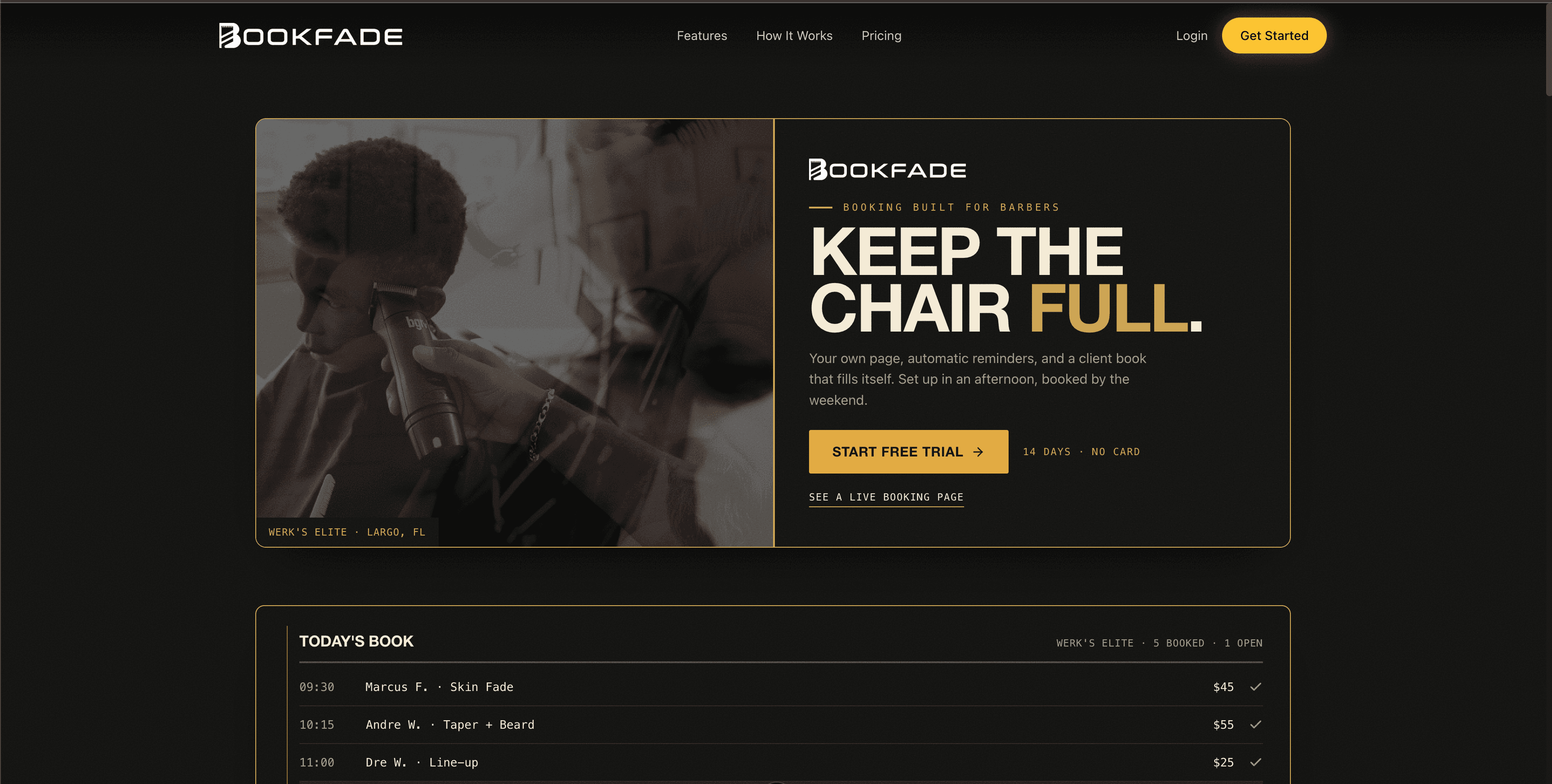 BookFade screenshot